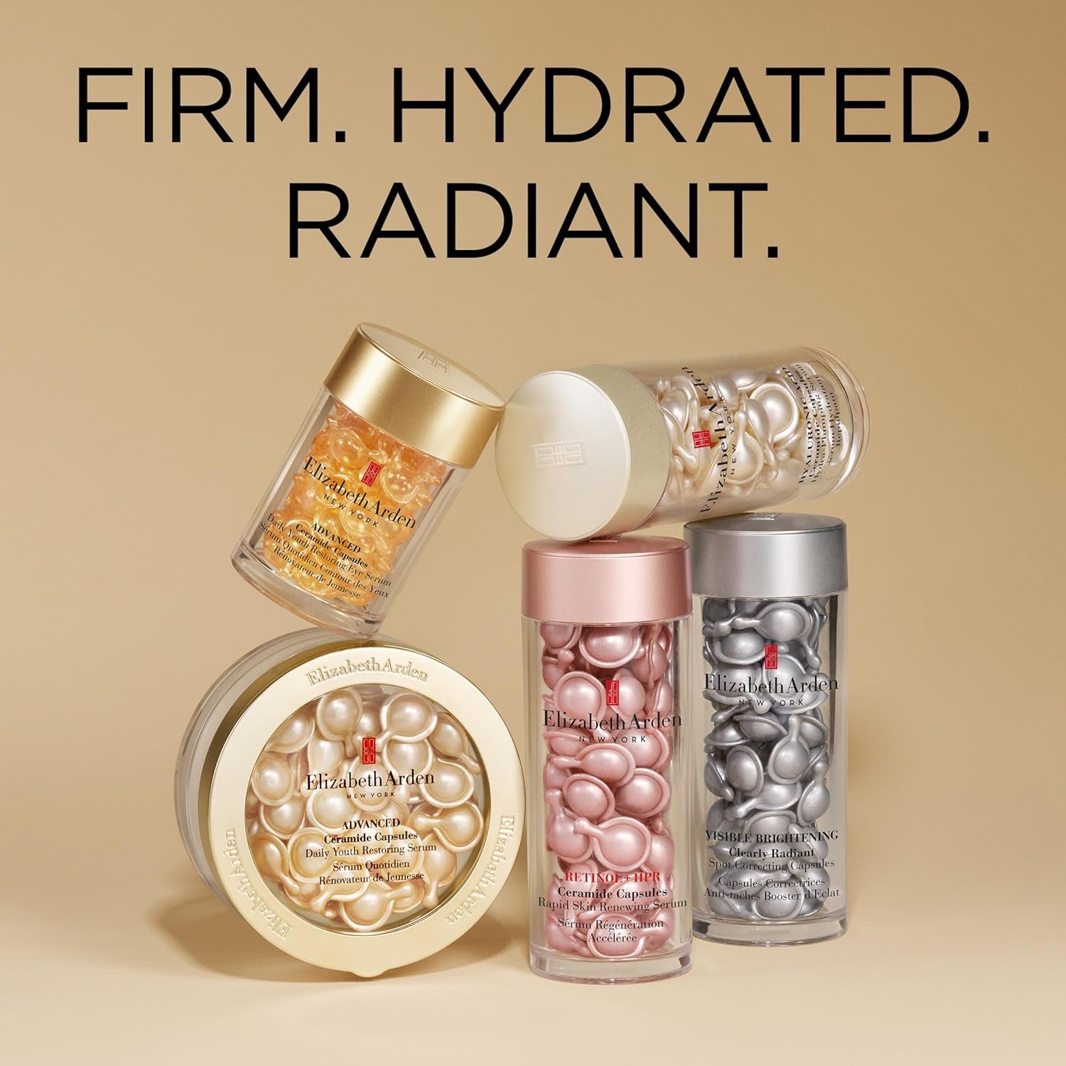 Advanced Ceramide Face Serum Capsules, Anti-Aging Skincare, Fragrance-Free Hydrating Formula for Radiant, Firm Skin, Nourishing and Strengthening