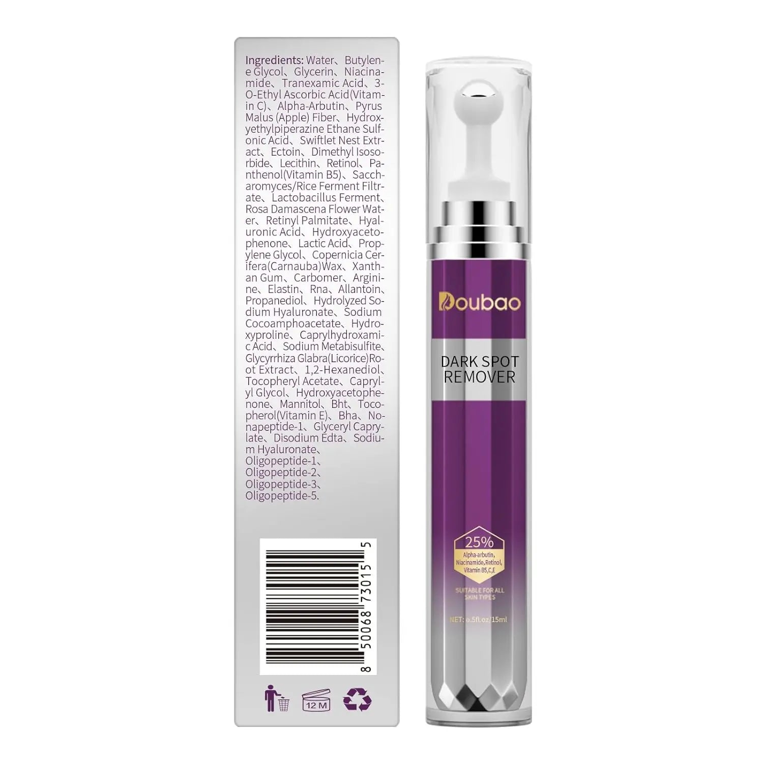 Pore+Dark Spot Brightening Cream | with Niacinamide, Alpha-Arbutin, Tranexamic Acid, TXA Cream, Pore Minimizer, Non-Irritating, Hydrating, for Sensitive Skin, 15Ml